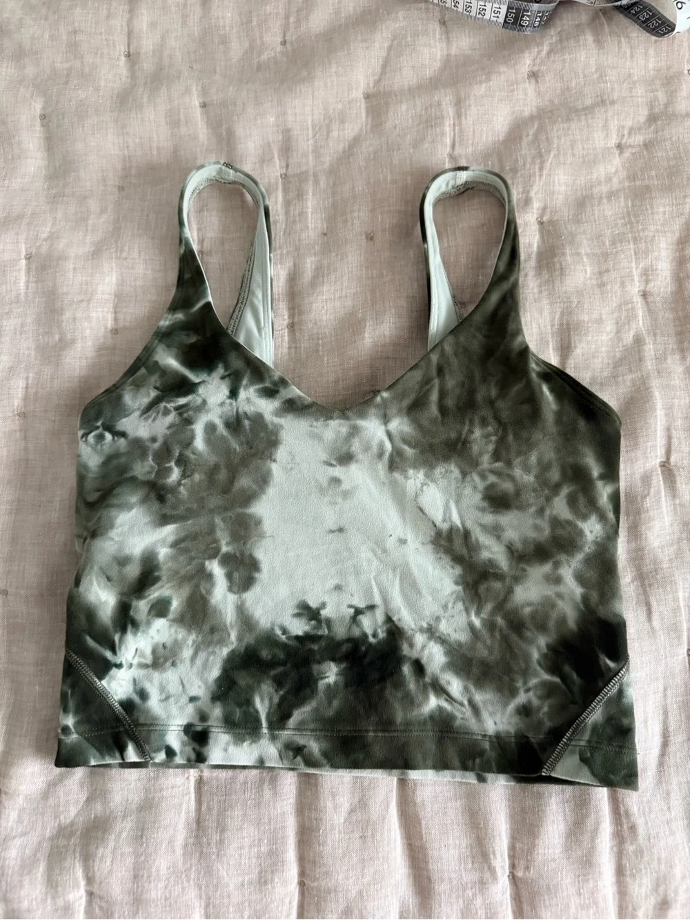 Lululemon Align Tank in Green Tie Dye Size 4